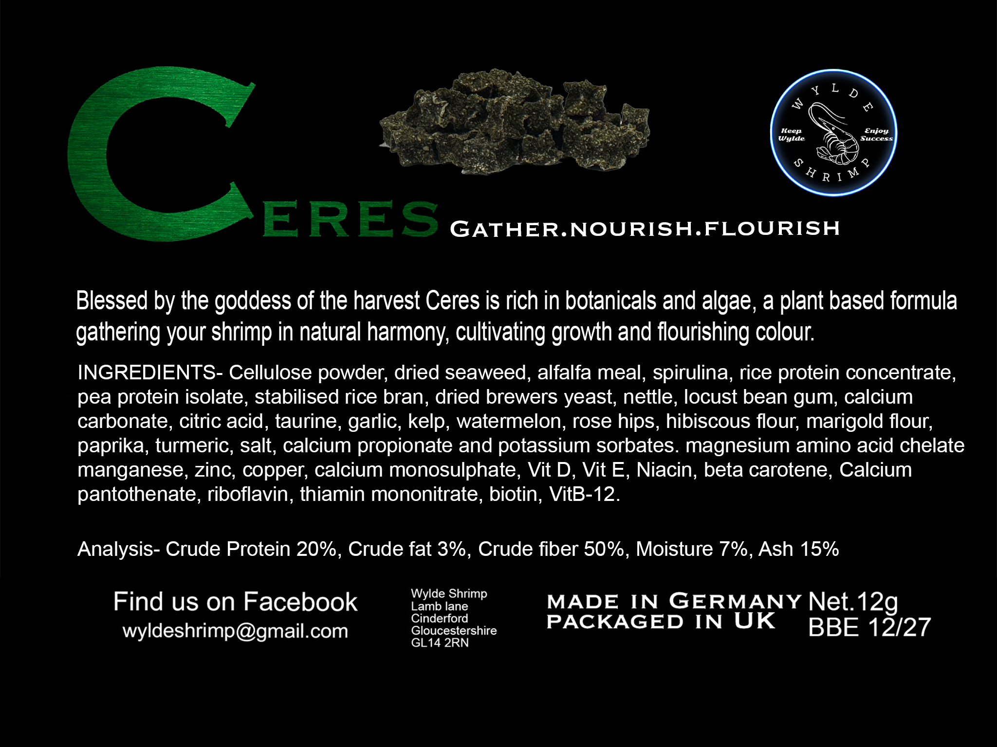 Ceres Shrimp Pellets